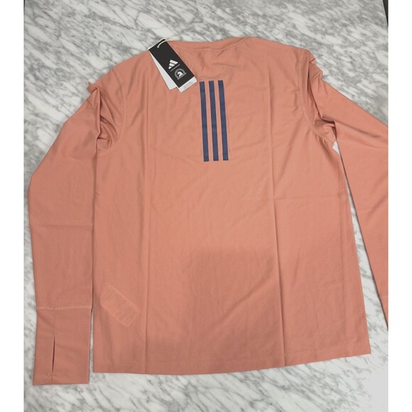 Adidas Boston Marathon 2024 Lightweight Running TEE clay women's Small IS9556 - Picture 9 of 11